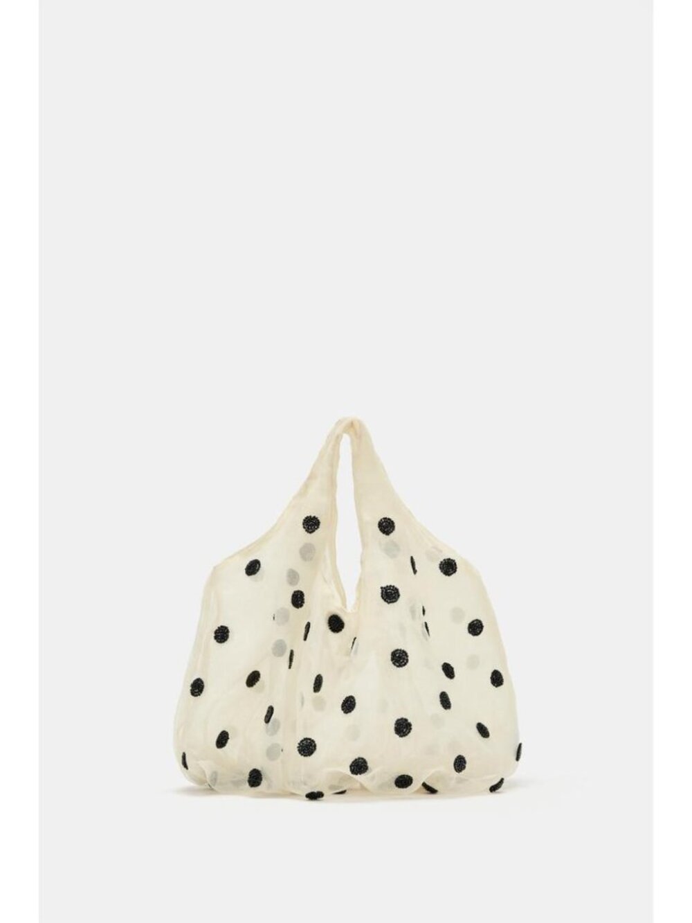 ZARA MESH BEAD HANDBAG